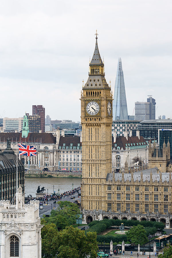 London Clock Tower and Landscape